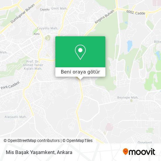 Mis Başak Yaşamkent harita