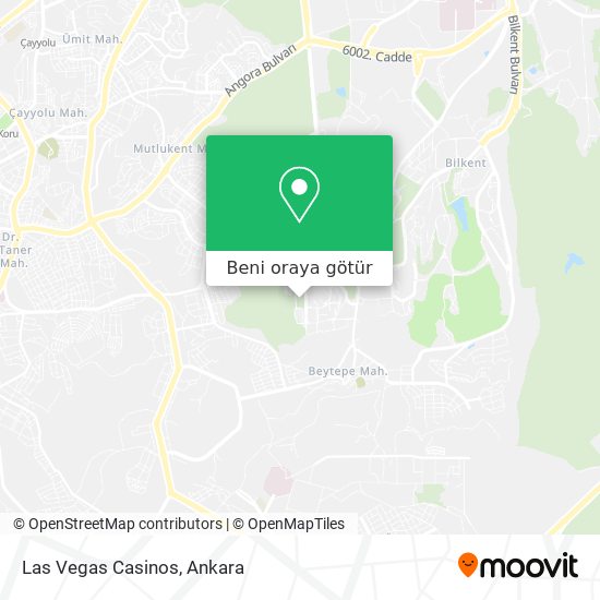 Las Vegas Casinos harita