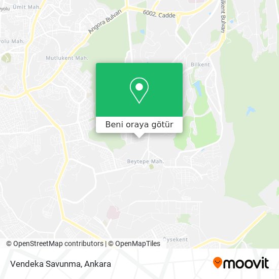 Vendeka Savunma harita