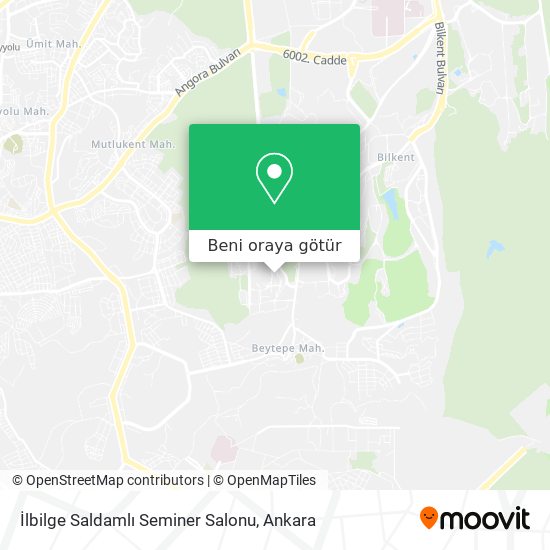 İlbilge Saldamlı Seminer Salonu harita