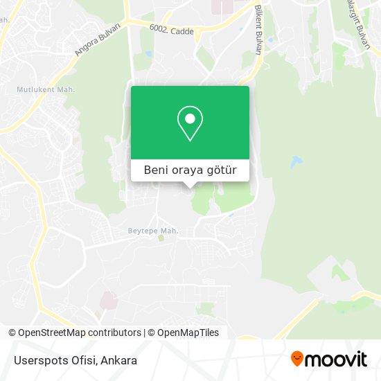 Userspots Ofisi harita