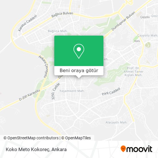Koko Meto Kokoreç harita