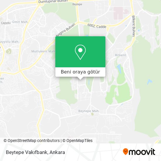 Beytepe Vakıfbank harita