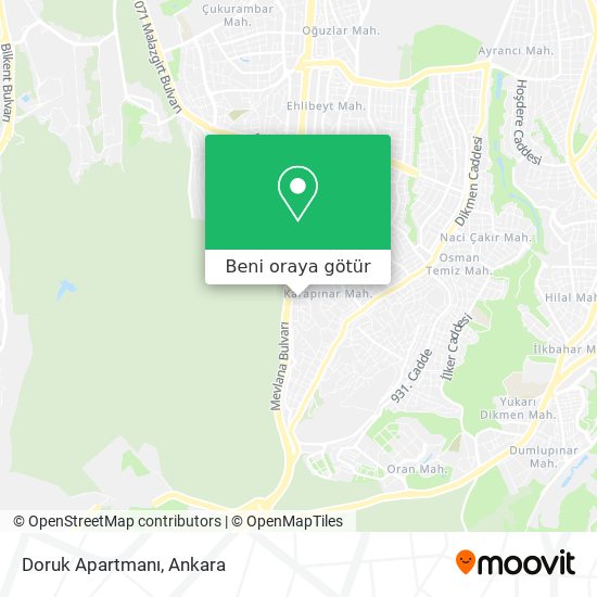 Doruk Apartmanı harita