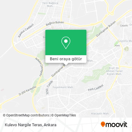 Kulevo Nargile Teras harita