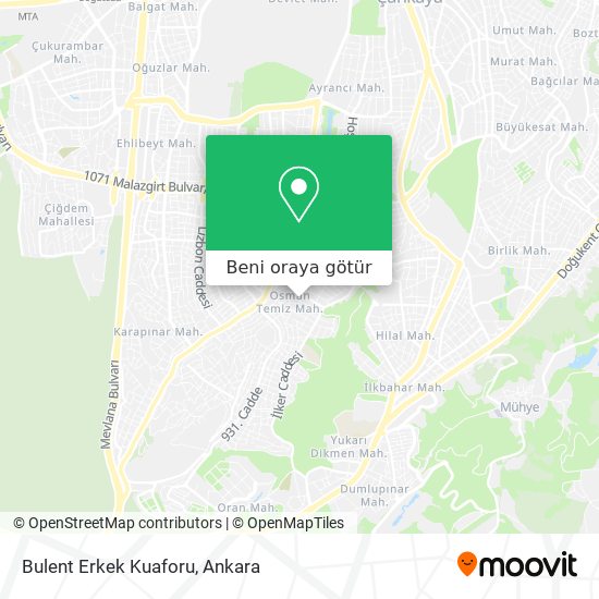 Bulent Erkek Kuaforu harita