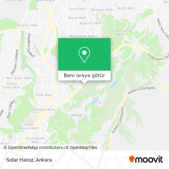 Sıdar Havuz harita