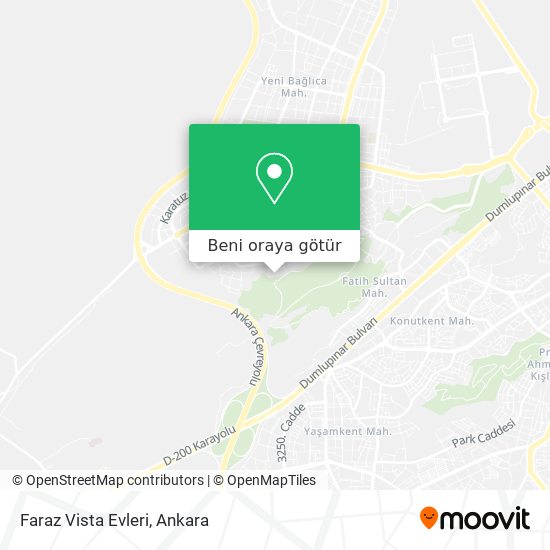 Faraz Vista Evleri harita