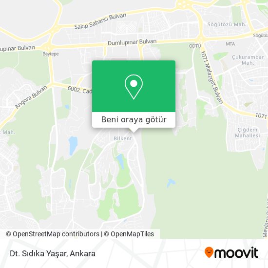 Dt. Sıdıka Yaşar harita