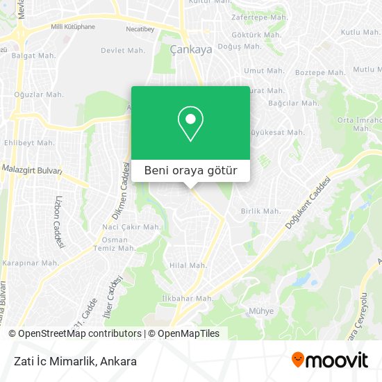 Zati İc Mimarlik harita