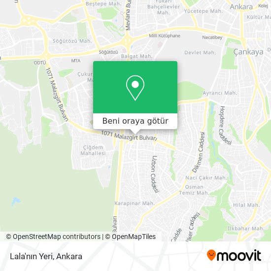 Lala'nın Yeri harita