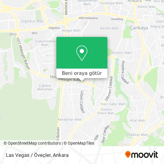 Las Vegas / Öveçler harita