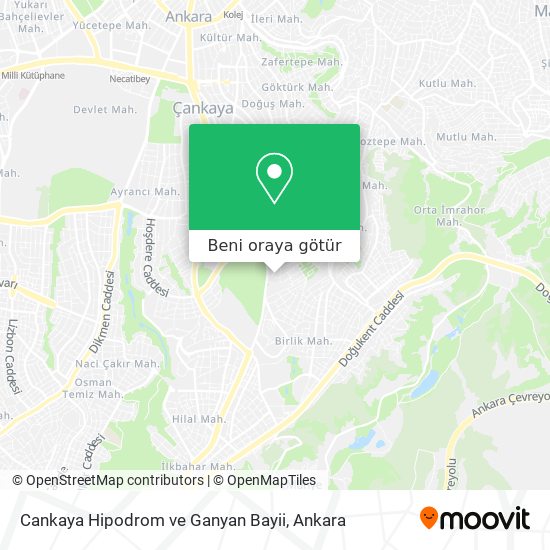 Cankaya Hipodrom ve Ganyan Bayii harita