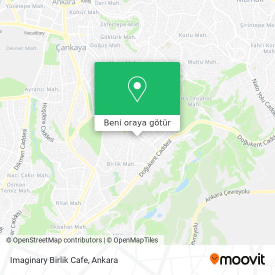 Imaginary Birlik Cafe harita