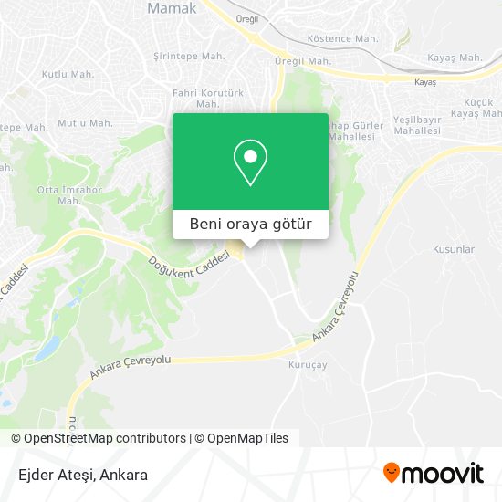 Ejder Ateşi harita
