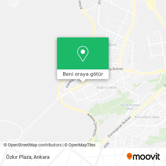 Özkır Plaza harita