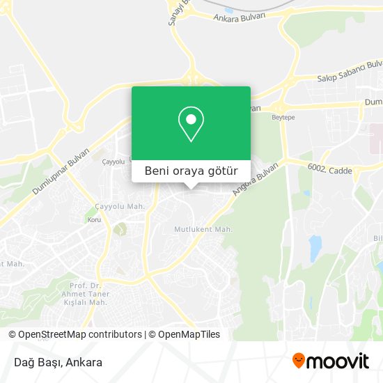 Dağ Başı harita
