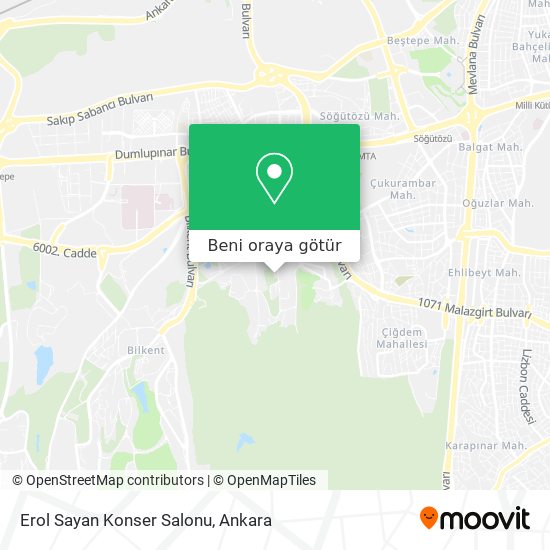 Erol Sayan Konser Salonu harita