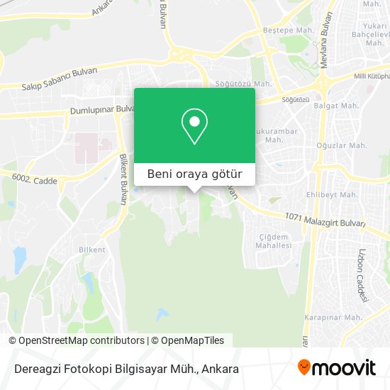 Dereagzi Fotokopi Bilgisayar Müh. harita