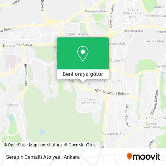 Serapin Camalti Atolyesi harita