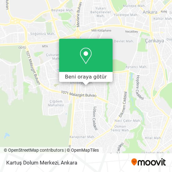Kartuş Dolum Merkezi harita