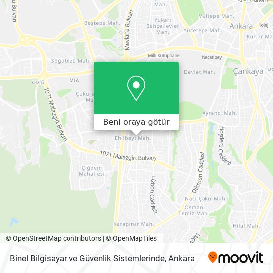 Binel Bilgisayar ve Güvenlik Sistemlerinde harita
