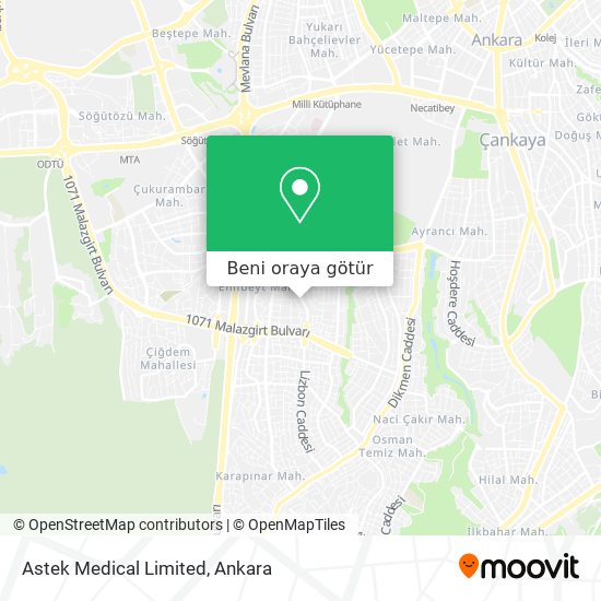 Astek Medical Limited harita