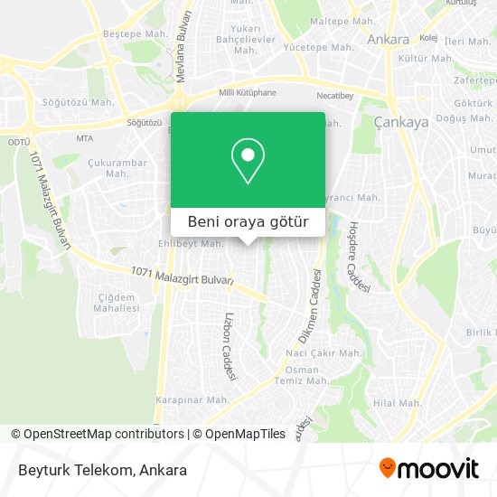 Beyturk Telekom harita