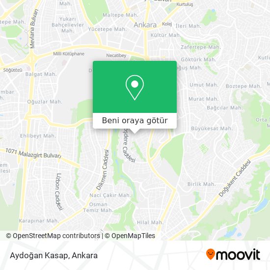 Aydoğan Kasap harita