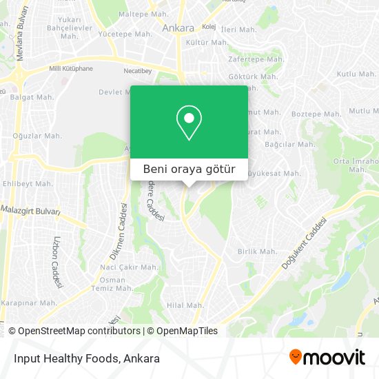 Input Healthy Foods harita