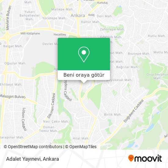 Adalet Yayınevi harita