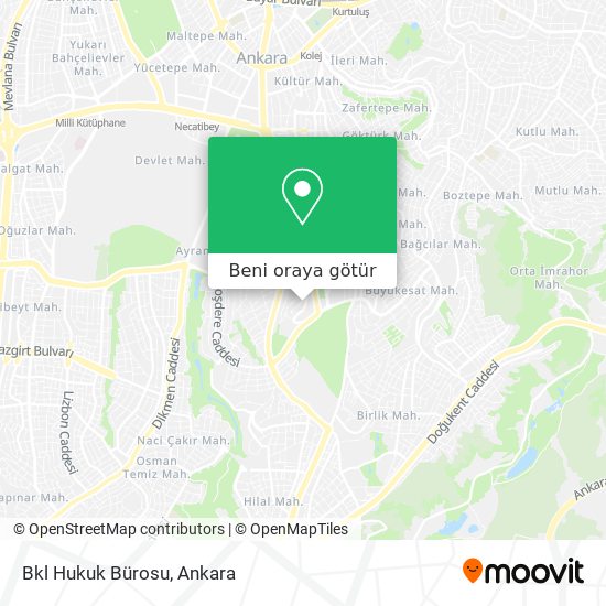 Bkl Hukuk Bürosu harita