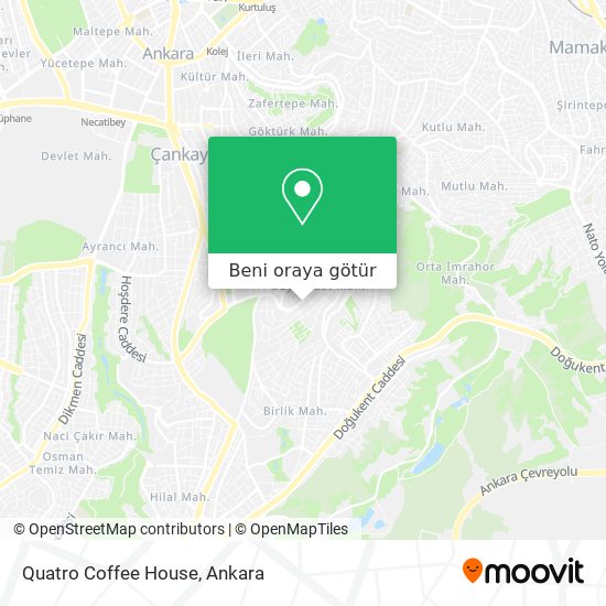 Quatro Coffee House harita