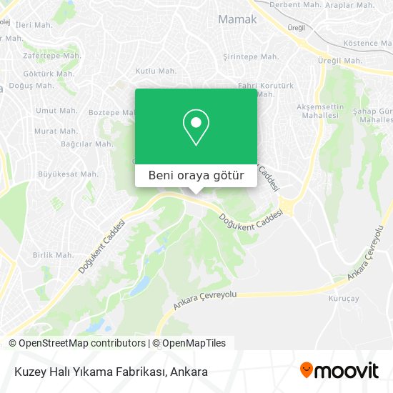 Kuzey Halı Yıkama Fabrikası harita