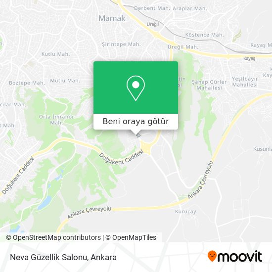 Neva Güzellik Salonu harita