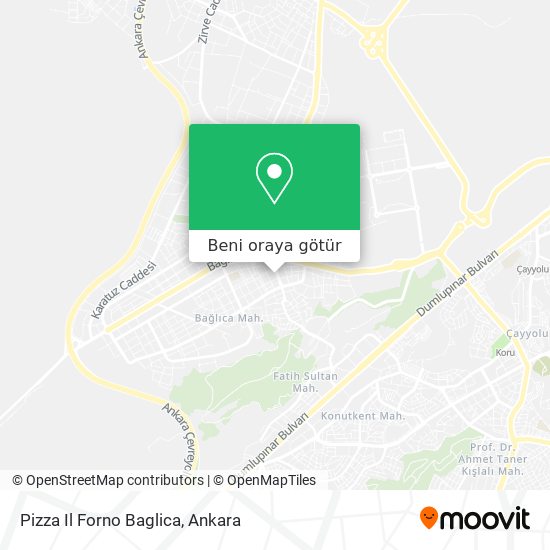Pizza Il Forno Baglica harita