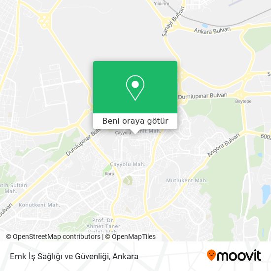 Emk İş Sağlığı ve Güvenliği harita