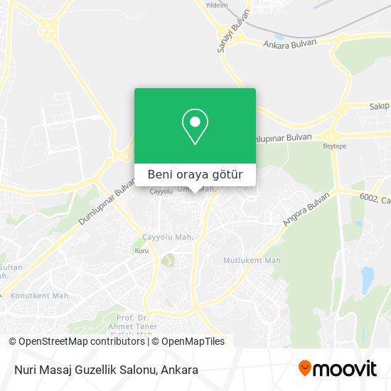 Nuri Masaj Guzellik Salonu harita