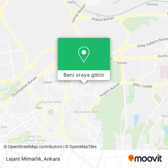 Lejant Mimarlık harita