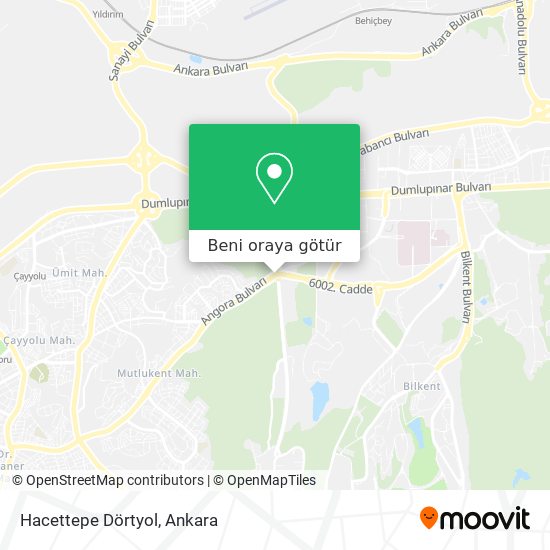 Hacettepe Dörtyol harita