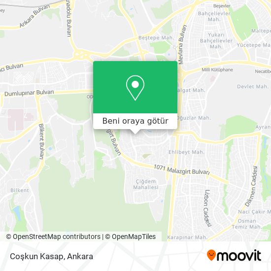 Coşkun Kasap harita