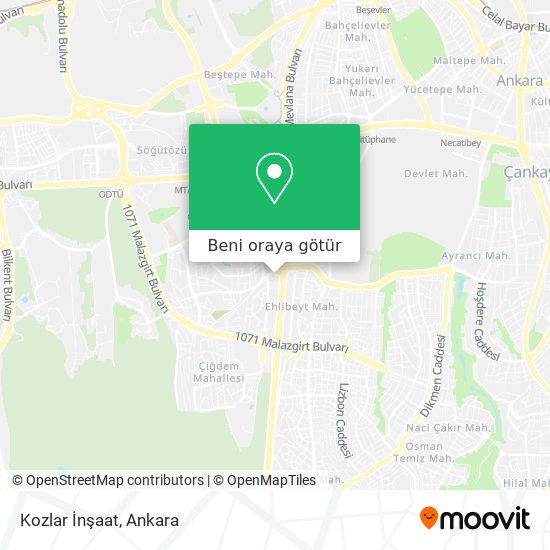 Kozlar İnşaat harita