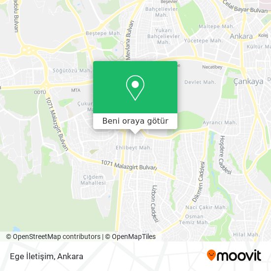 Ege İletişim harita