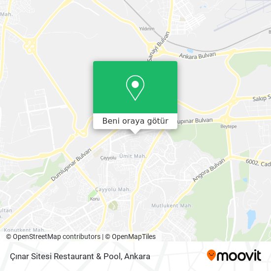Çınar Sitesi Restaurant & Pool harita