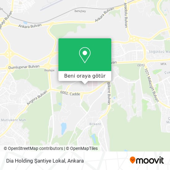 Dia Holding Şantiye Lokal harita