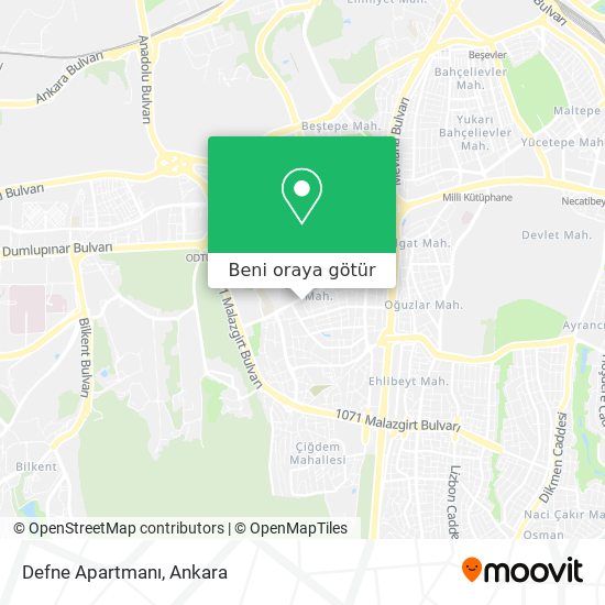 Defne Apartmanı harita