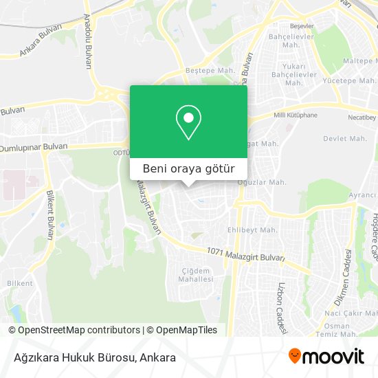 Ağzıkara Hukuk Bürosu harita