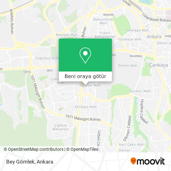 Bey Gömlek harita