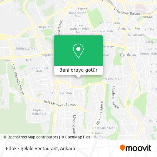 Edok - Şelale Restaurant harita