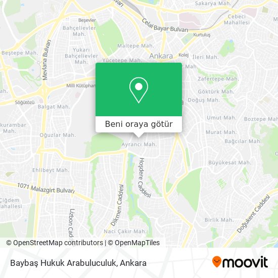 Baybaş Hukuk Arabuluculuk harita